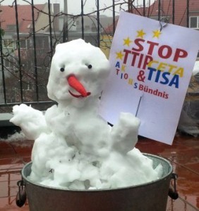 Stop TTIP, CETA und TISA - Foto © Gerhard Hofmann, Agentur Zukunft 20141231