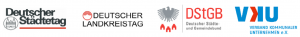 Städtetag, Landkreistag, Städte- u. Gembd., VKU logos