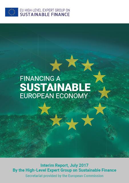 Zwischenbericht der High-Level Expert Group on Sustainable Finance - Titel